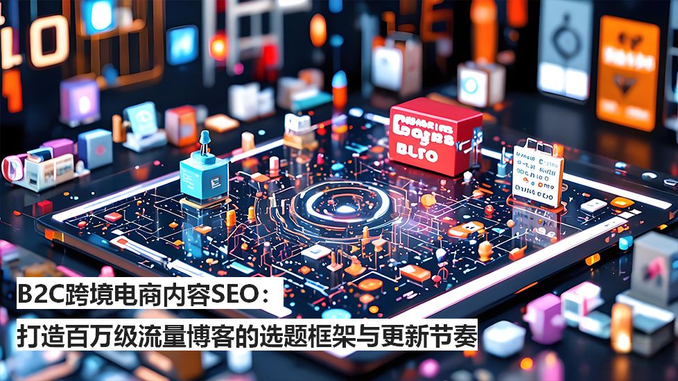B2C跨境电商内容SEO：打造百万级流量博客的选题框架与更新节奏