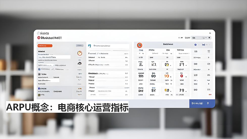 ARPU概念：电商核心运营指标