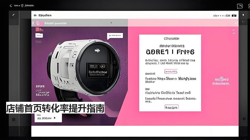 店铺首页转化率提升指南 店铺首页转化率提升指南